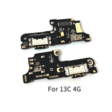 Шлейф Xiaomi Redmi 13C 4G/Poco C65 (23100RN82L/2310FPCA4G) плата на системный разъем/микрофон